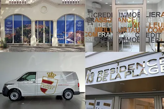 Enseignes publicitaires et signalétique
