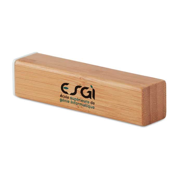 powerbank promotionnel bambou 200 mAh