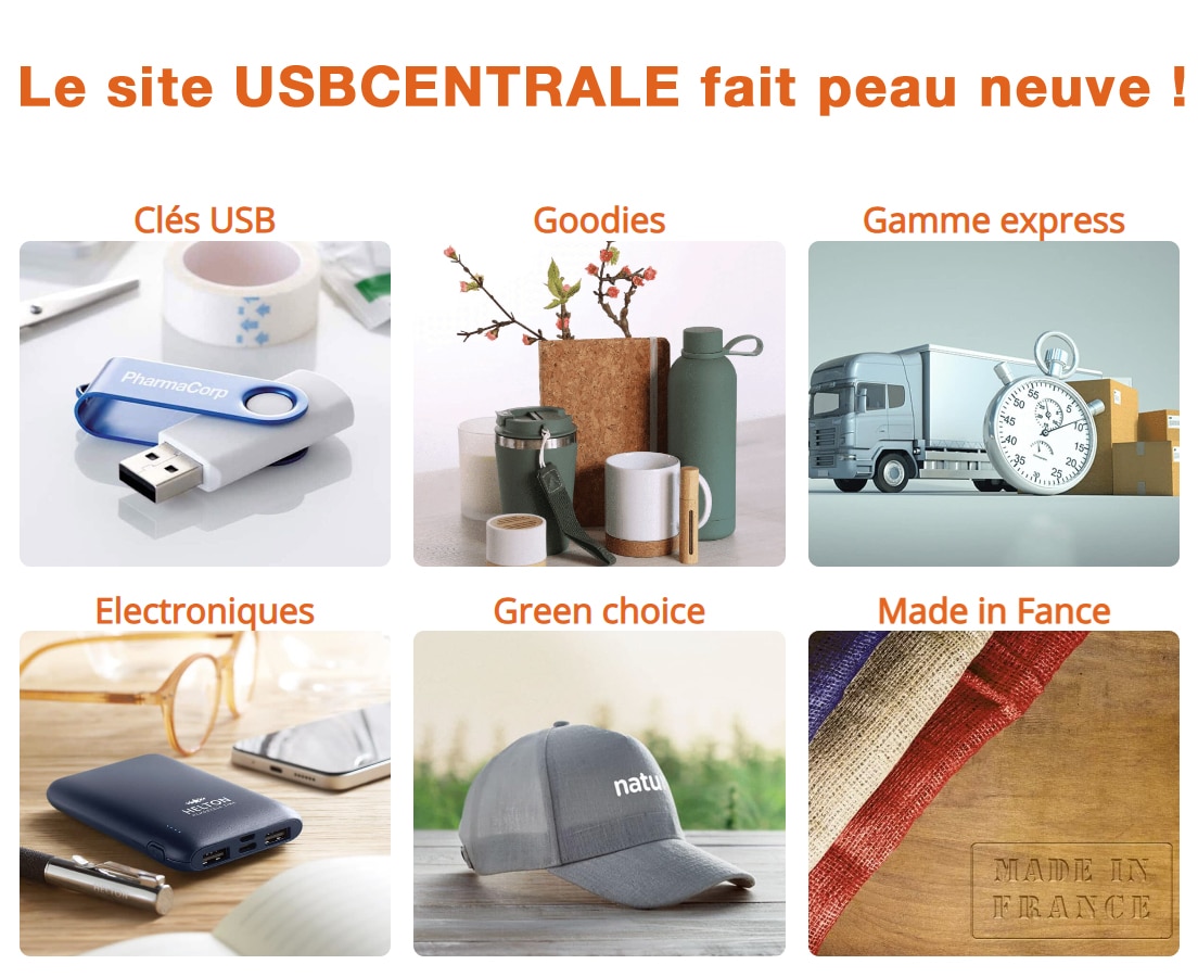 Le site USBCENTRALE fait peau neuve